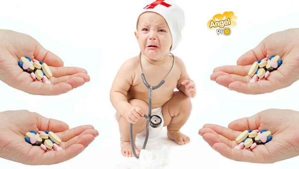 Cho trẻ dùng thuốc kháng sinh sai cách nên trẻ tiêu hoá kém, chậm lớn
